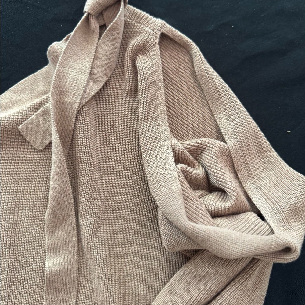 Sofia By Sofia Vergara Tan Off-The-Shoulder Sweat… - image 2